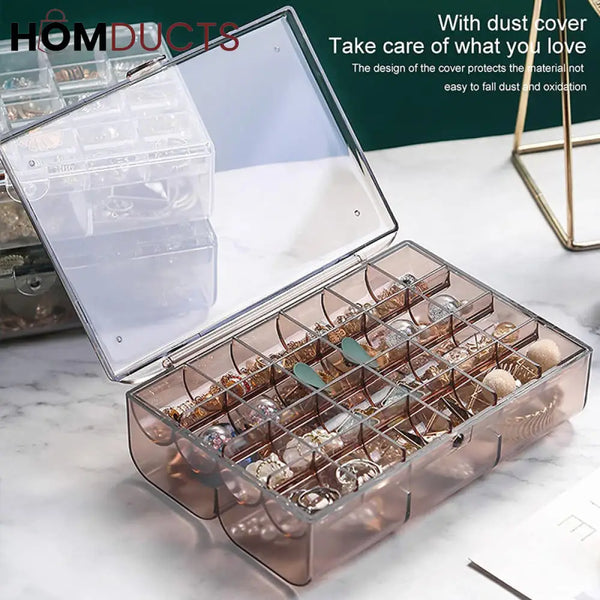 Acrylic 2 Layer Jewelery Organizer J & C