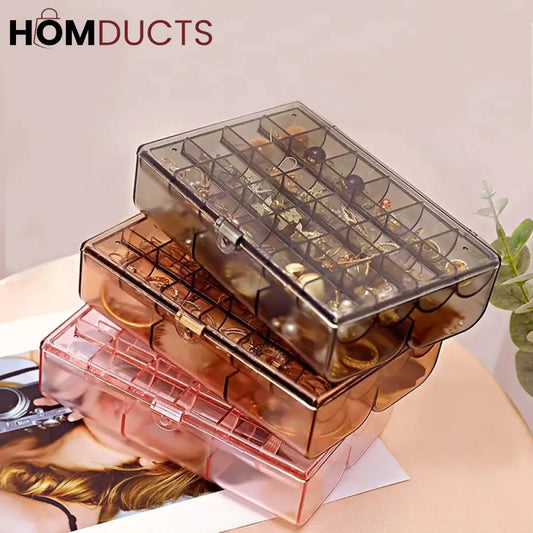 Acrylic 2 Layer Jewelery Organizer J & C