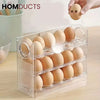 Acrylic 30 Grids 3 Layer Egg Organizer