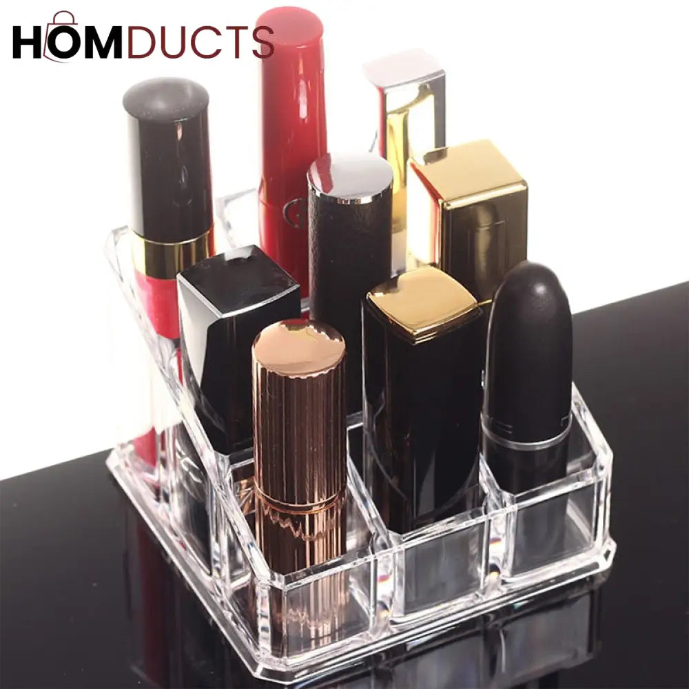 Acrylic 9 Grid Lipstick Organiser J & C Organizer