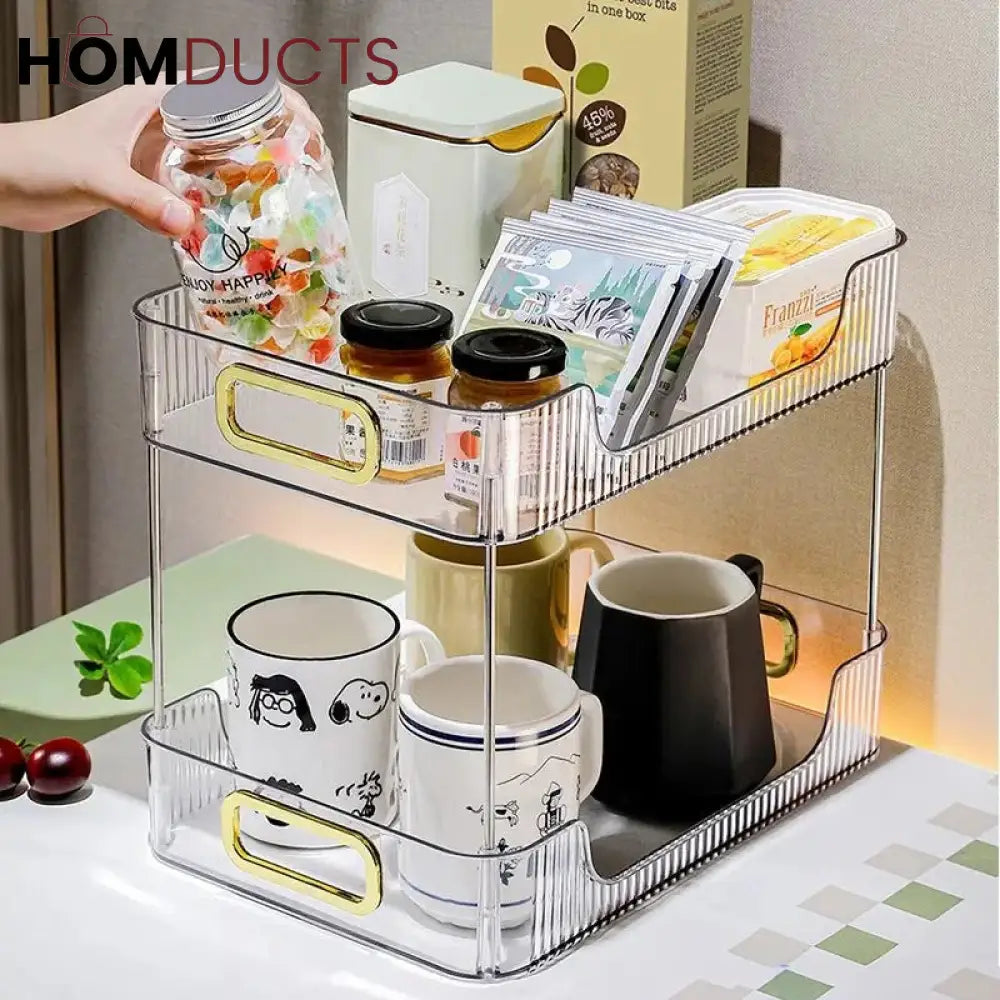 Acrylic Cosmetic And Multipurpose Storage Rack