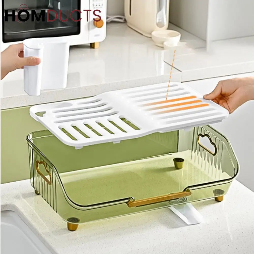 Acrylic Dish Drying Rack (Premium Quality)