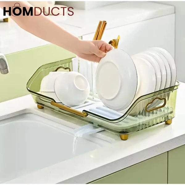 Acrylic Dish Drying Rack (Premium Quality)