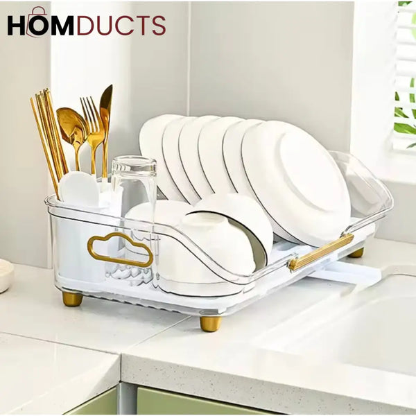 Acrylic Dish Drying Rack (Premium Quality)