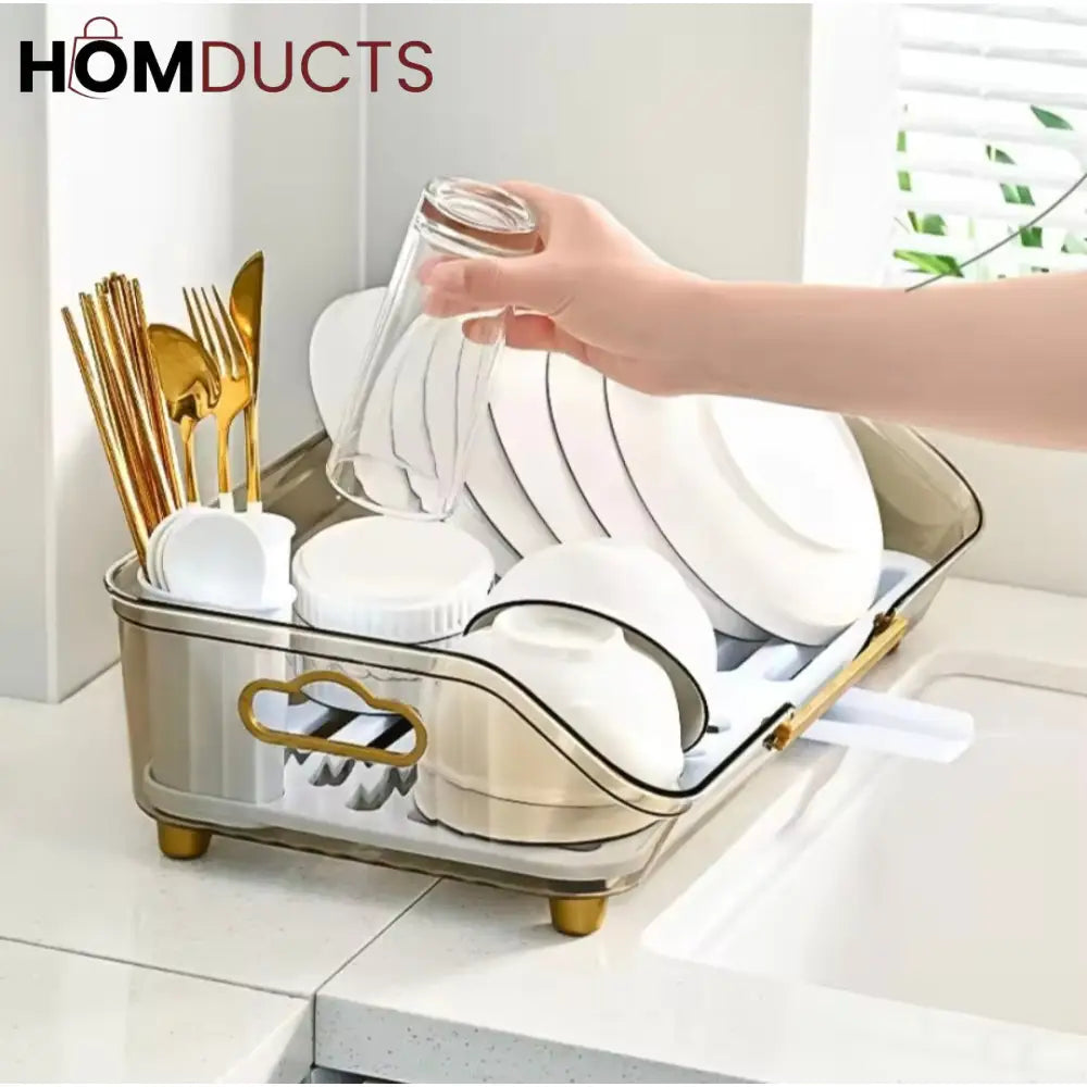 Acrylic Dish Drying Rack (Premium Quality)