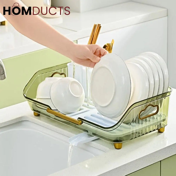 Acrylic Dish Drying Rack (Premium Quality)