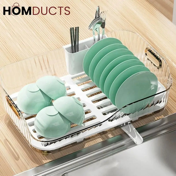 Acrylic Dish Drying Rack (Premium Quality)