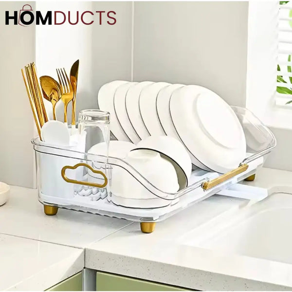 Acrylic Dish Drying Rack (Premium Quality)