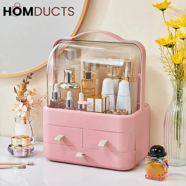 Acrylic Double Door Cosmetic Organizer J & C