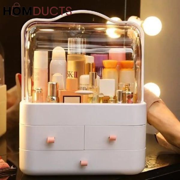 Acrylic Double Door Cosmetic Organizer J & C