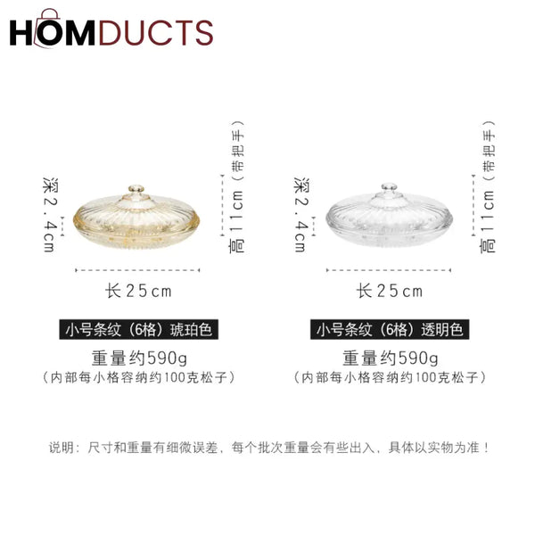 Acrylic Dry Fruit Tray