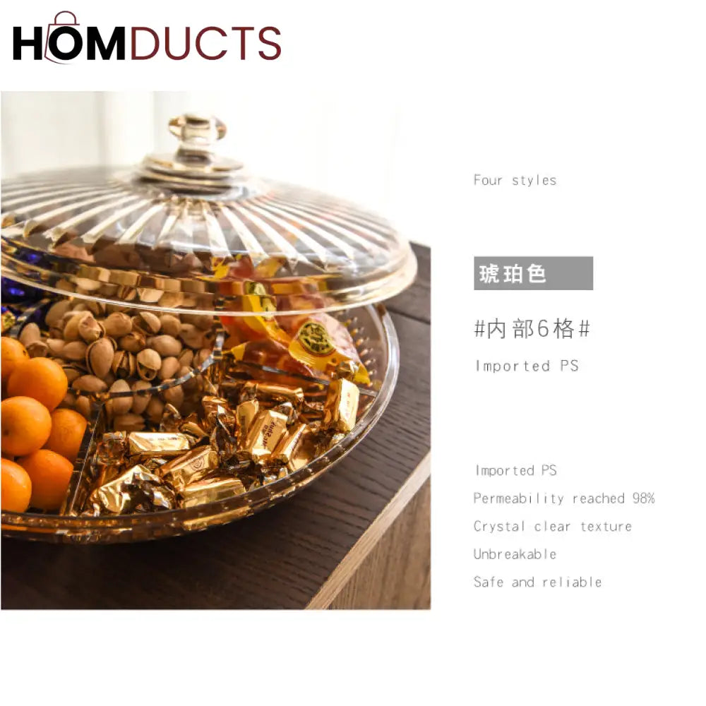 Acrylic Dry Fruit Tray