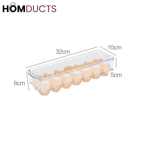 Acrylic Egg Storage Box With Lid