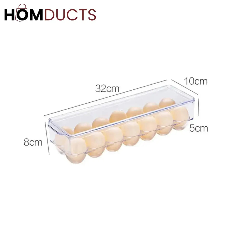 Acrylic Egg Storage Box With Lid