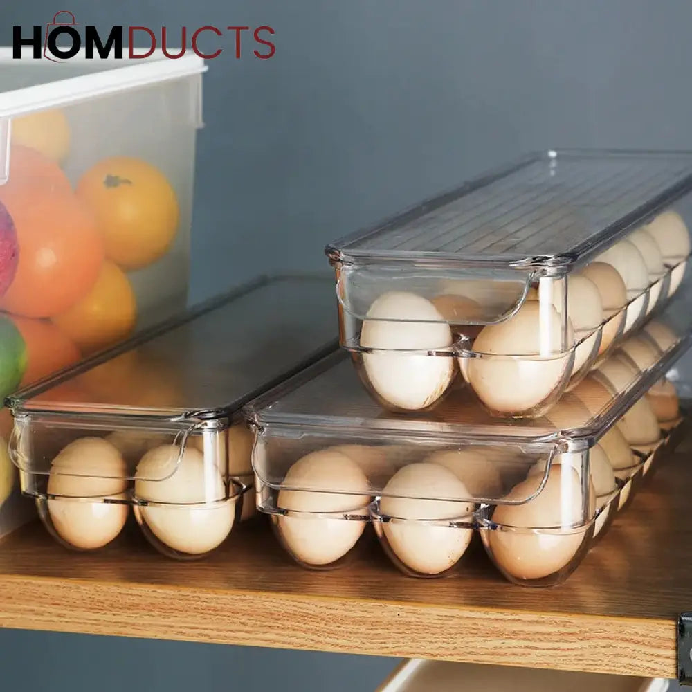 Acrylic Egg Storage Box With Lid