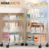 Acrylic Kitchen And Bathroom Storage Trolly
