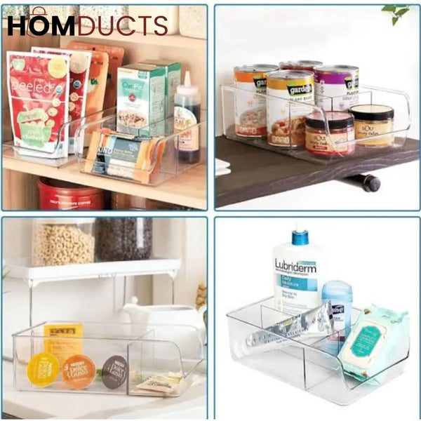Acrylic Multi Compartment Storage Organizer