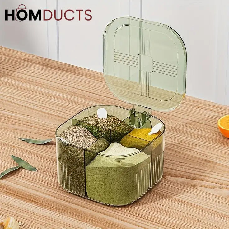 Acrylic Partition Spice Box