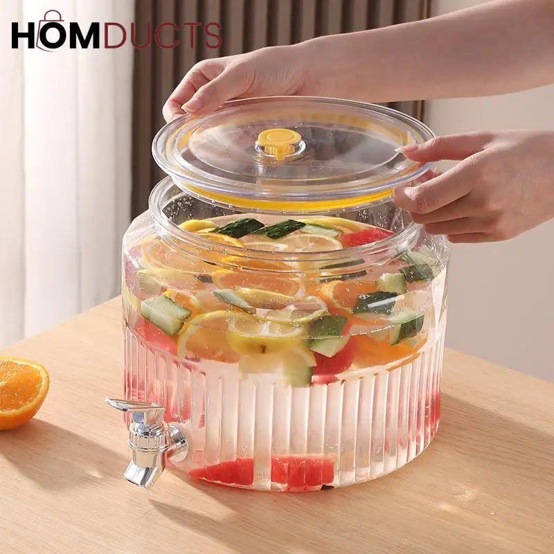 Acrylic Round Juice Container