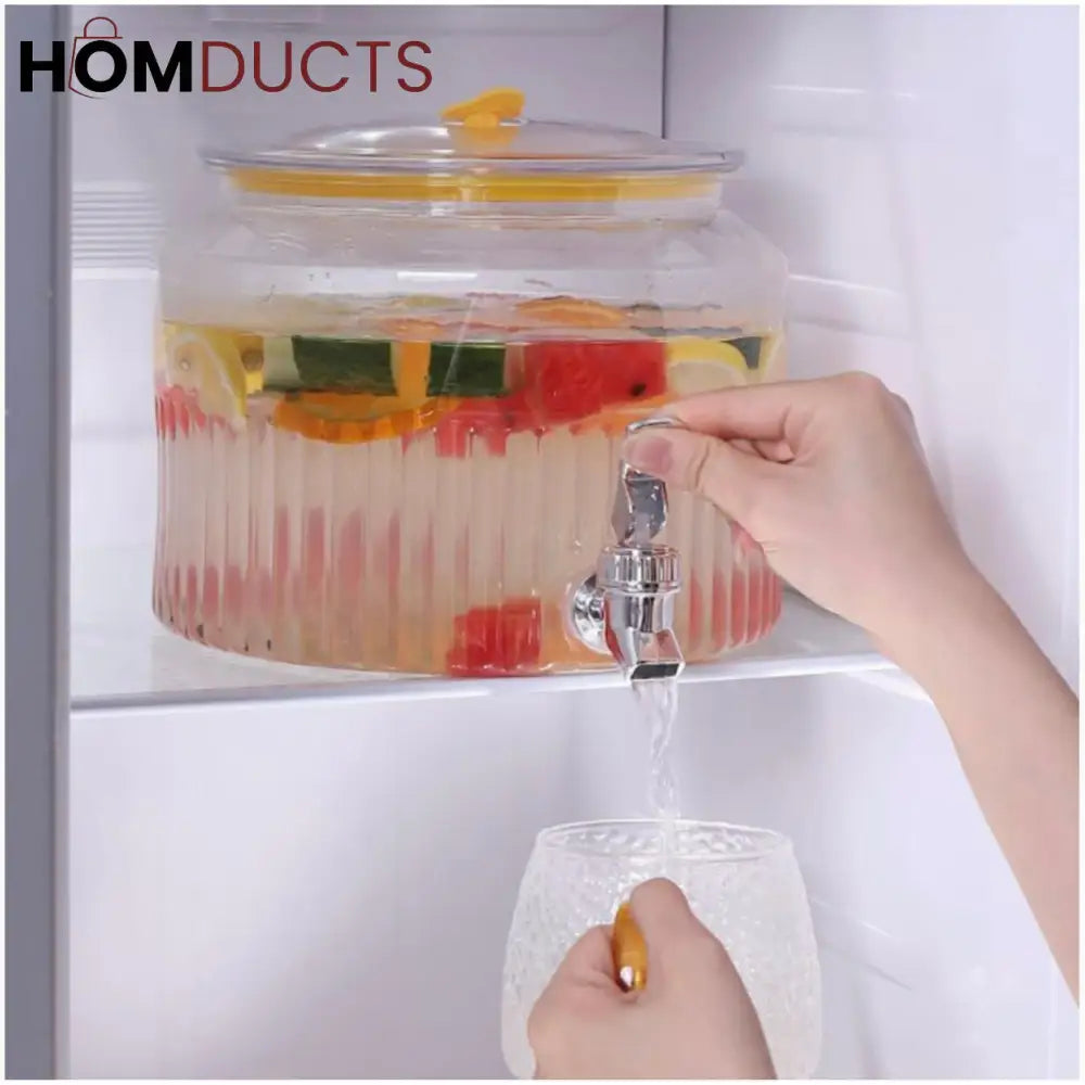 Acrylic Round Juice Container