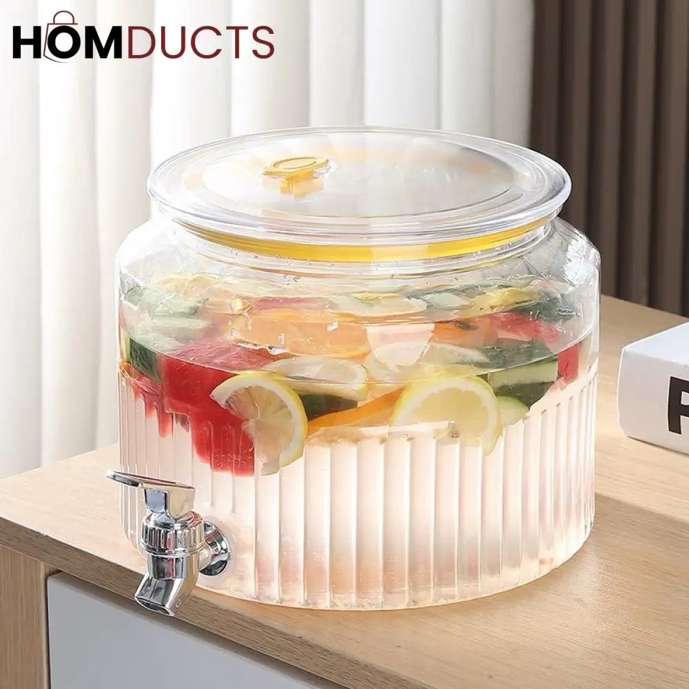 Acrylic Round Juice Container