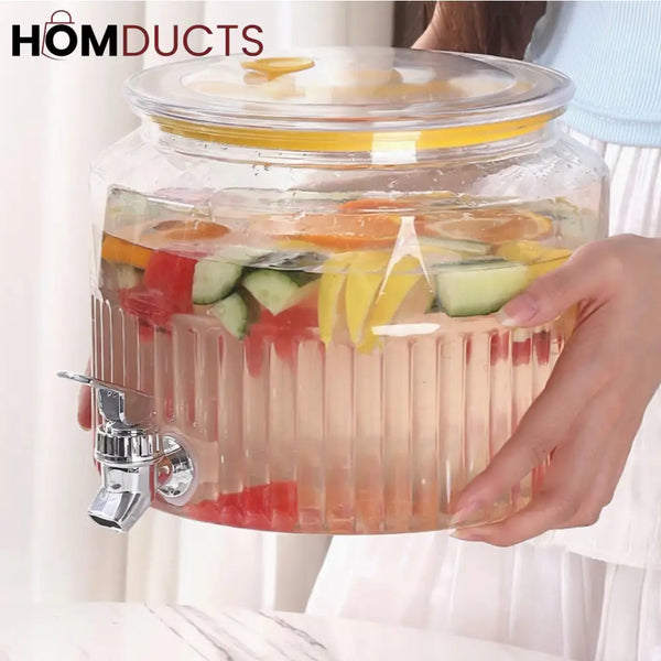 Acrylic Round Juice Container