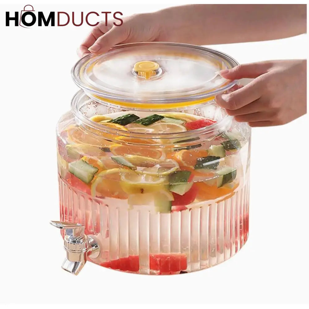 Acrylic Round Juice Container