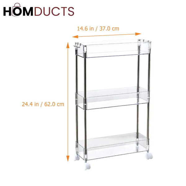 Acrylic Smart Trolly