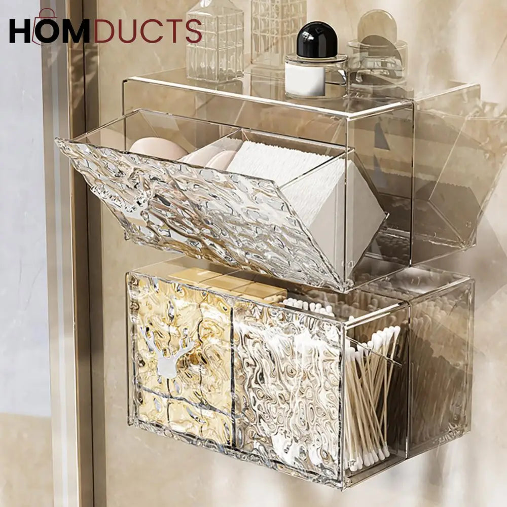 Acrylic Wall Mounted Glam Organizer