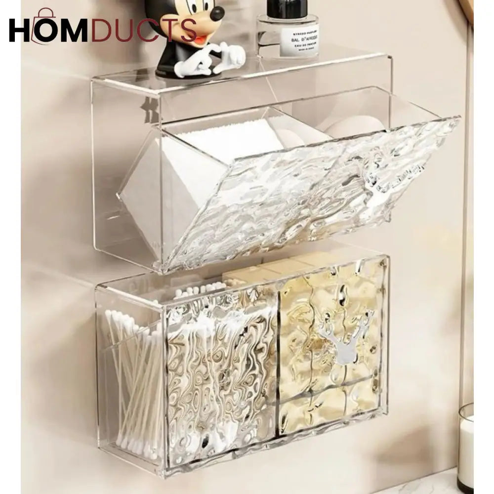 Acrylic Wall Mounted Glam Organizer