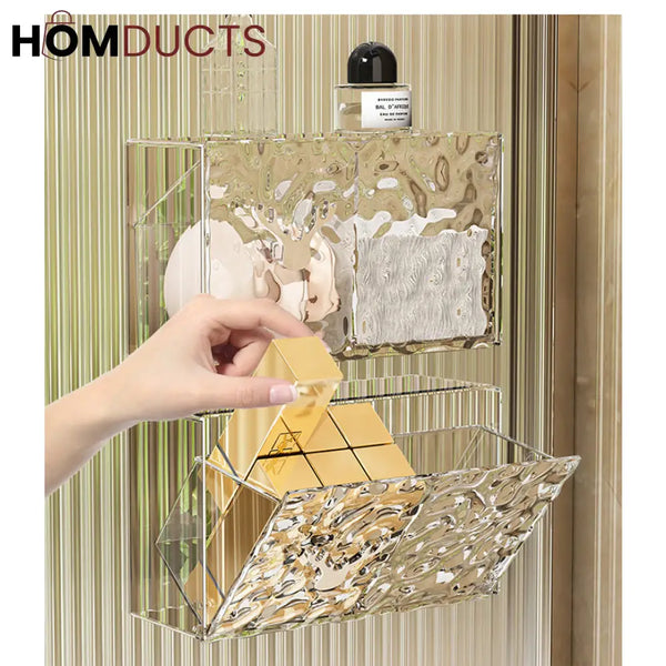 Acrylic Wall Mounted Glam Organizer