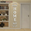 Acrylic Wall Stickers Home Sweet Home / Silver