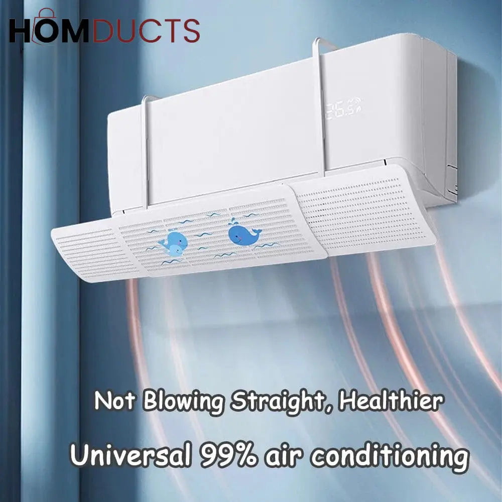 Adjustable Split AC Air Deflector - Universal Fit for Enhanced Cooling