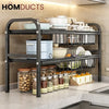 Adjustable Under Sink Pot Rack - Maximize Kitchen Storage