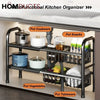 Adjustable Under Sink Pot Rack - Maximize Kitchen Storage