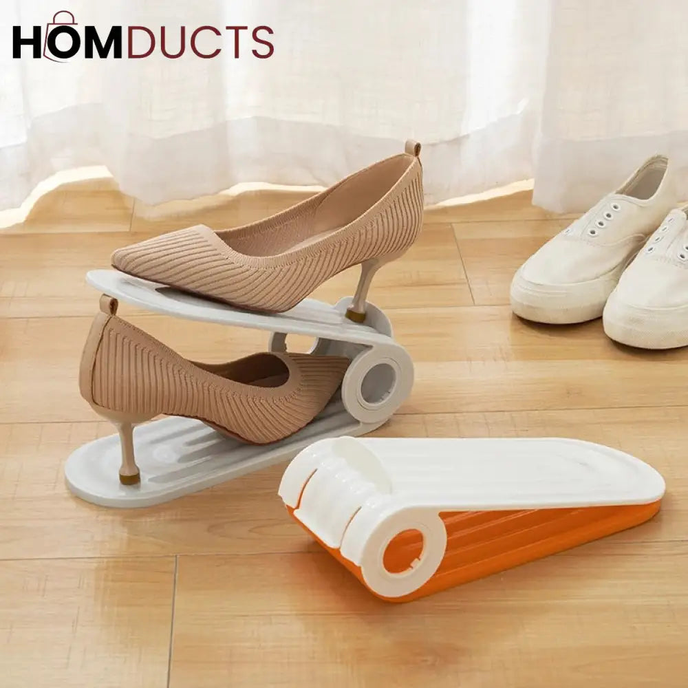 Adjustable Wardrobe Shoes Organizer (2Pcs)