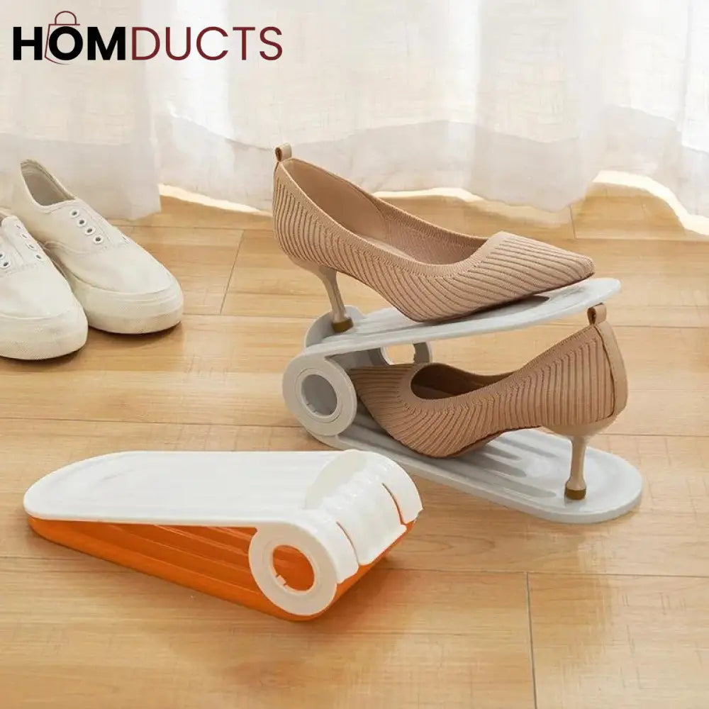 Adjustable Wardrobe Shoes Organizer (2Pcs)