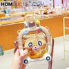 Adorable Bear Water Bottle with Straw - 1000ml Cute & Portable
