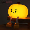 Adorable Pumpkin Silicone LED Night Light - USB Rechargeable & Touch Control