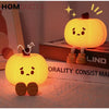 Adorable Pumpkin Silicone LED Night Light - USB Rechargeable & Touch Control