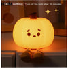 Adorable Pumpkin Silicone LED Night Light - USB Rechargeable & Touch Control