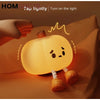 Adorable Pumpkin Silicone LED Night Light - USB Rechargeable & Touch Control