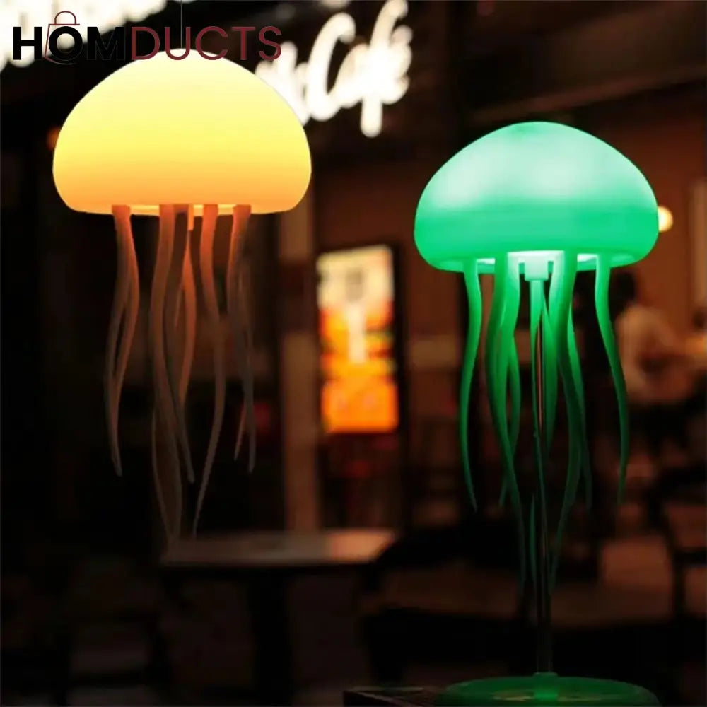 Aesthetic LED Jellyfish Night Light Lamp