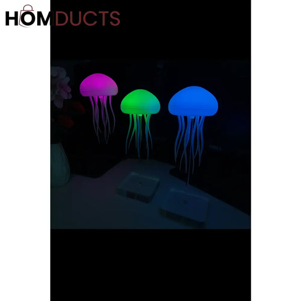 Aesthetic LED Jellyfish Night Light Lamp