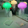 Aesthetic LED Jellyfish Night Light Lamp