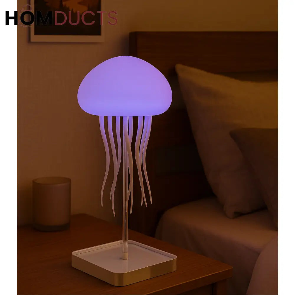 Aesthetic LED Jellyfish Night Light Lamp