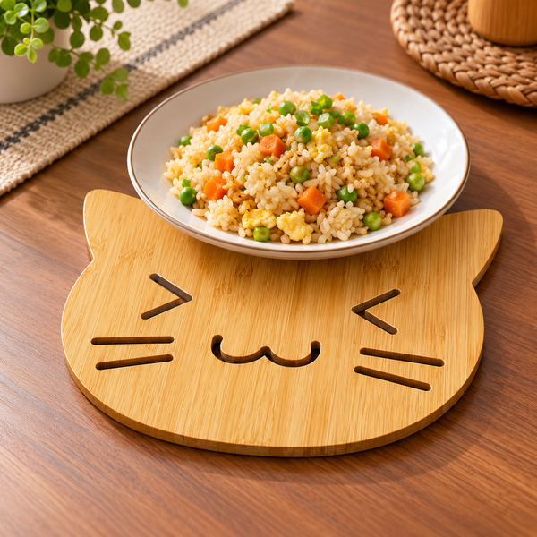 bamboo cat placemat