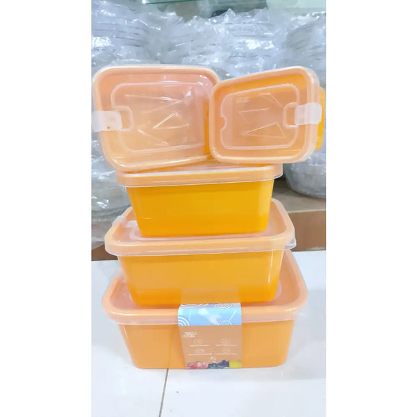Airtight Food Storage Container Set – 5 Pieces | Leak-Proof Stackable & Durable