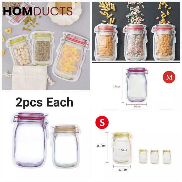 Airtight Mason Jar Pouch