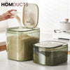 Airtight Rice Storage Container with Measuring Cup | Thickened Food Bin